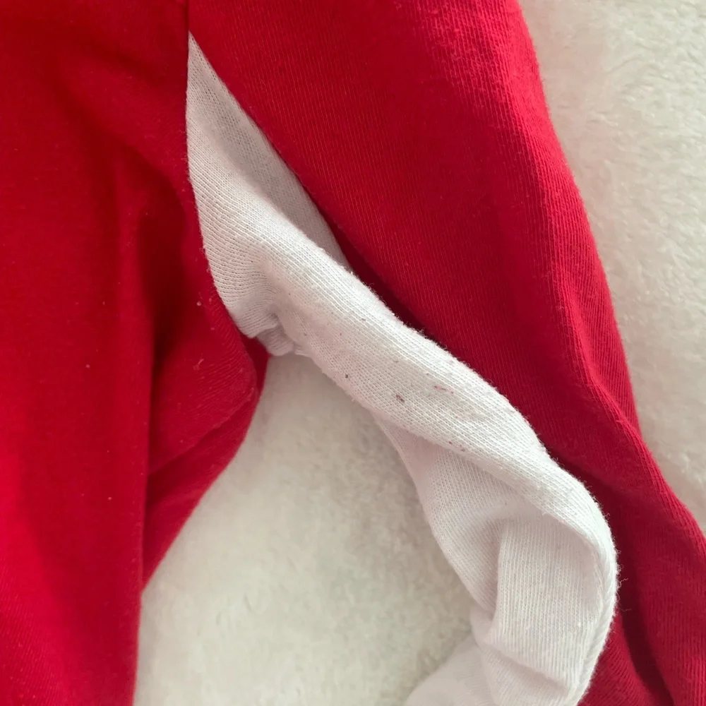 PINK Victoria’s Secret Red Baseball Tee with White Logo size Small - Picture 7 of 7